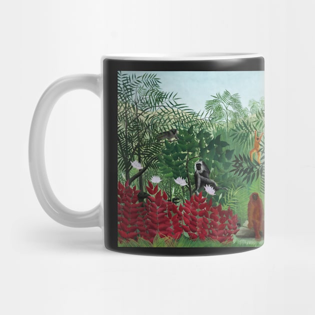 Tropical Forest with Monkeys, 1910 by MurellosArt